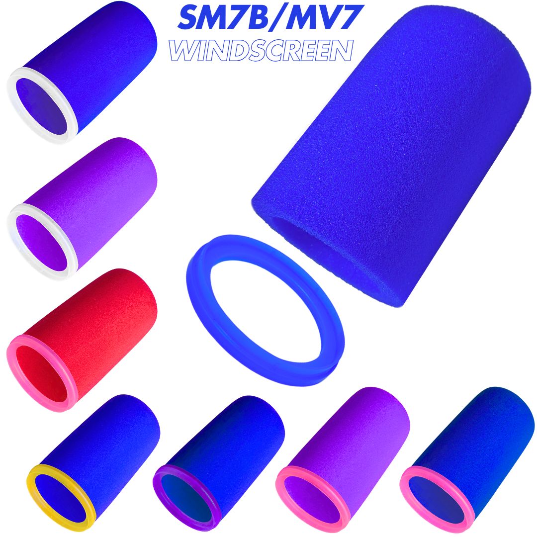 Shure Mic Sm7B - SM7dB กระจกโฟมความหนาแน่นสูงสําหรับ Shure SM7B, MV7, SM7dB