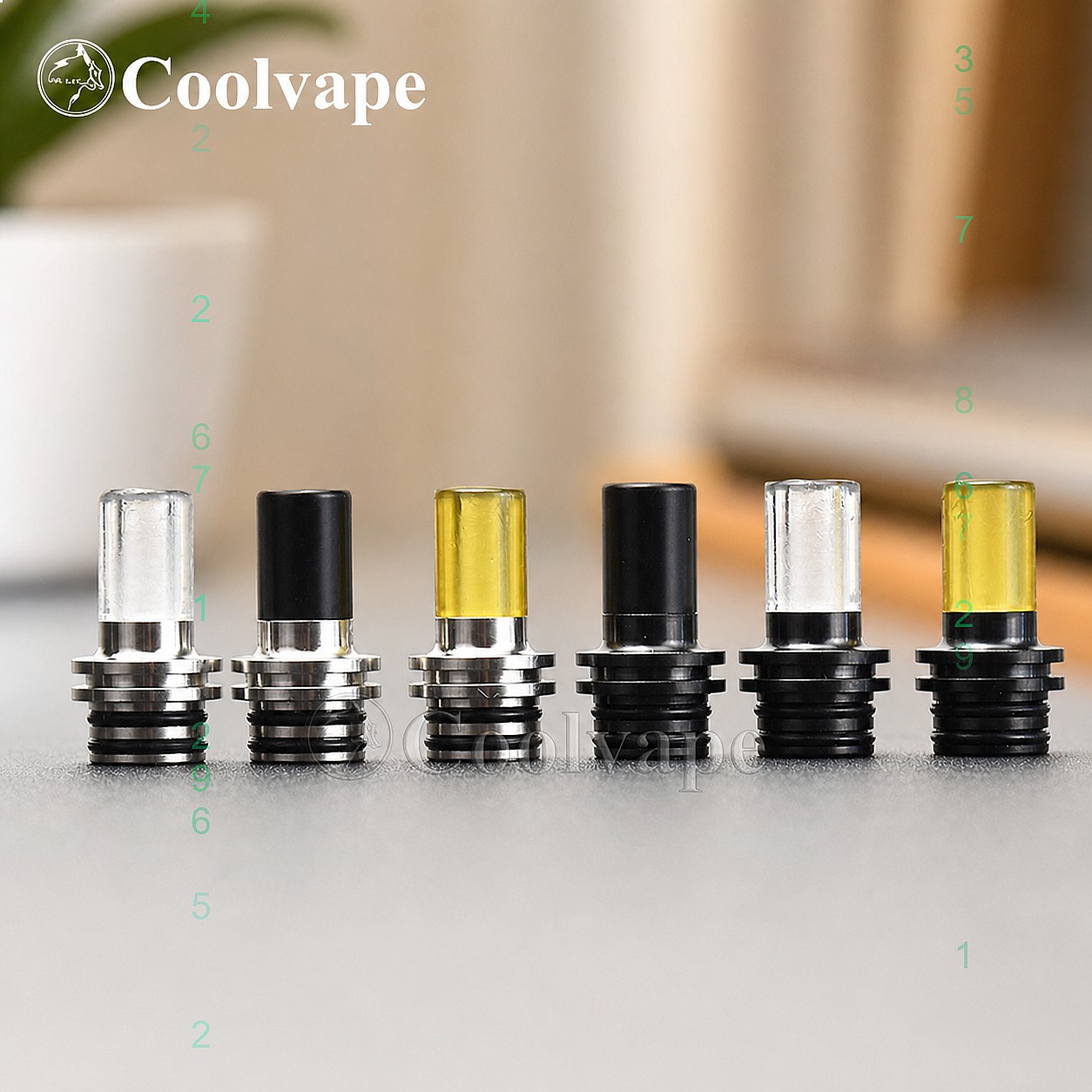 510 MTL Drip Tip ปากเป่าทนความ - Accessories For Vaping บทวิจารณ์และราคา