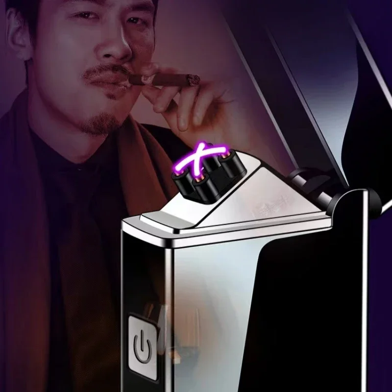 ไฟแช็คไฟฟ้ากันลมชนิดโค้งคู่แบบ - Accessories For Vaping บทวิจารณ์และราคา